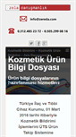 Mobile Screenshot of kozmetikbildirimi.com